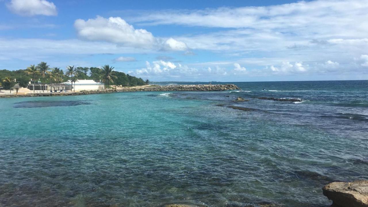 Studio Vue Mer Piscine Plage Kaz Punch Manganao Chez Julie Saint-Francois  Zewnętrze zdjęcie
