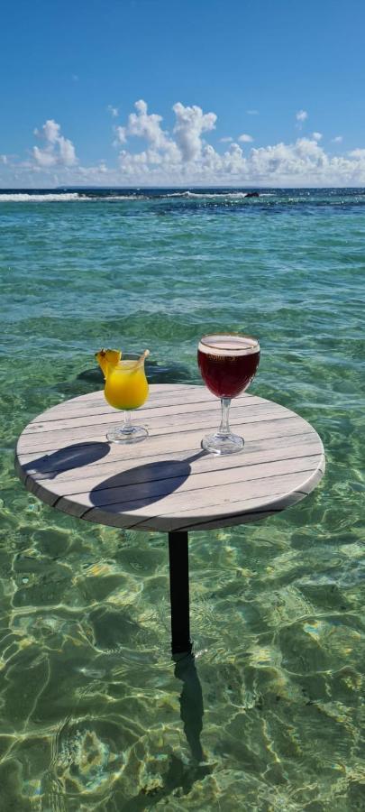 Studio Vue Mer Piscine Plage Kaz Punch Manganao Chez Julie Saint-Francois  Zewnętrze zdjęcie