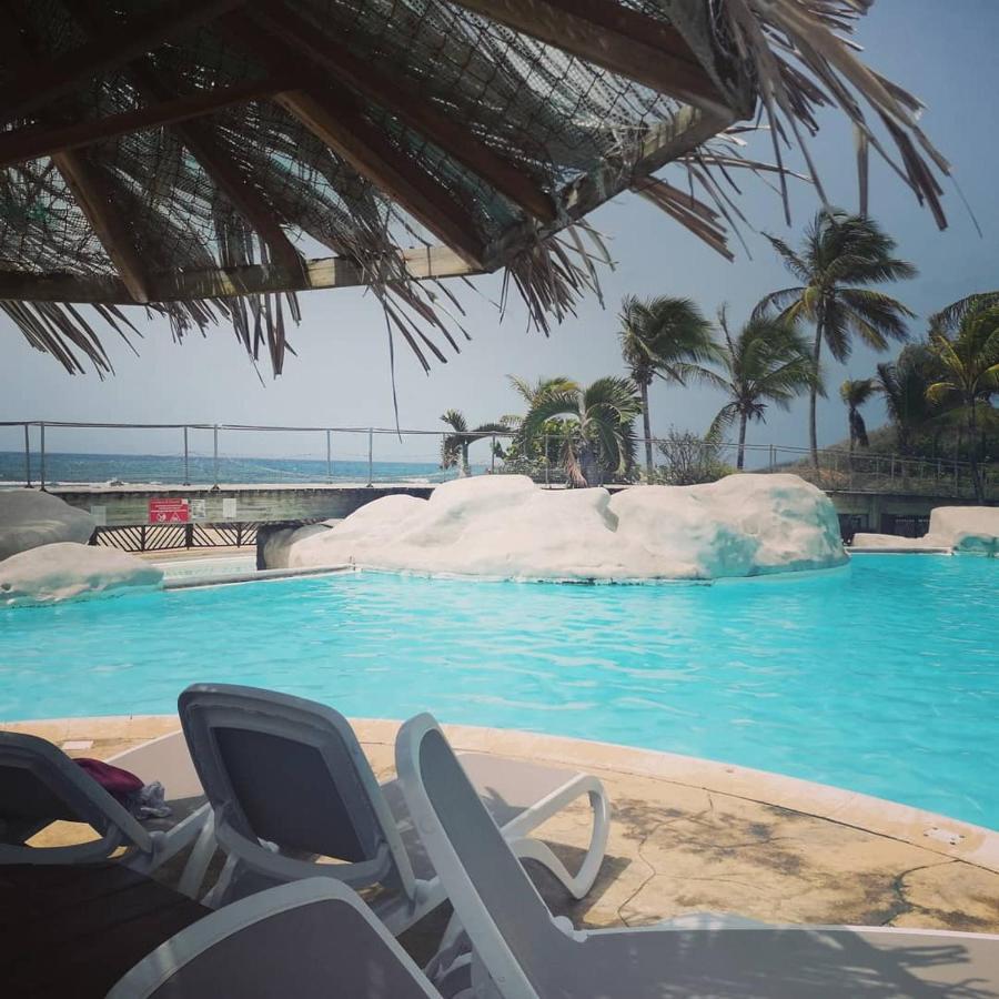 Studio Vue Mer Piscine Plage Kaz Punch Manganao Chez Julie Saint-Francois  Zewnętrze zdjęcie